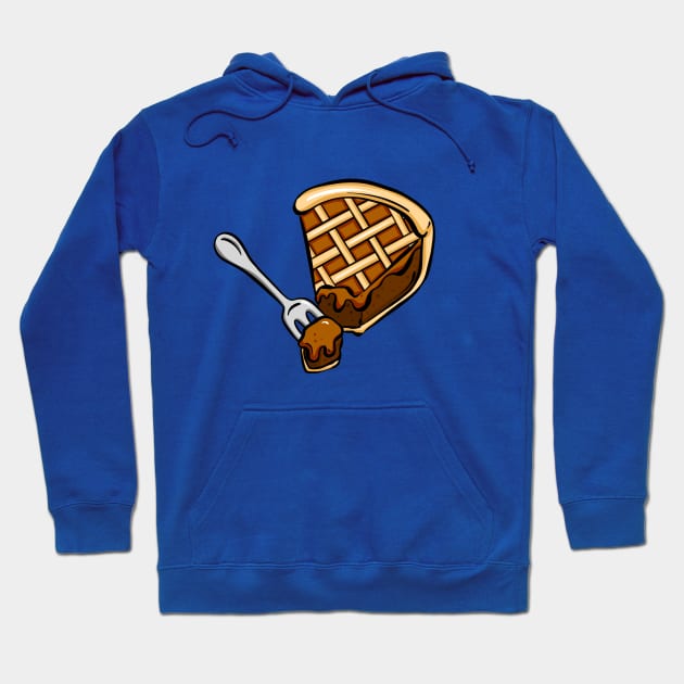 Chocolate Sweet Pie Cake Hoodie by Squeeb Creative